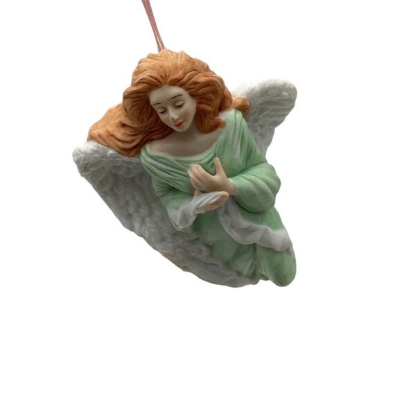 Hallmark Keepsake Angel of Faith Ornament 2001 Christmas Pink Vintage - Picture 5 of 8